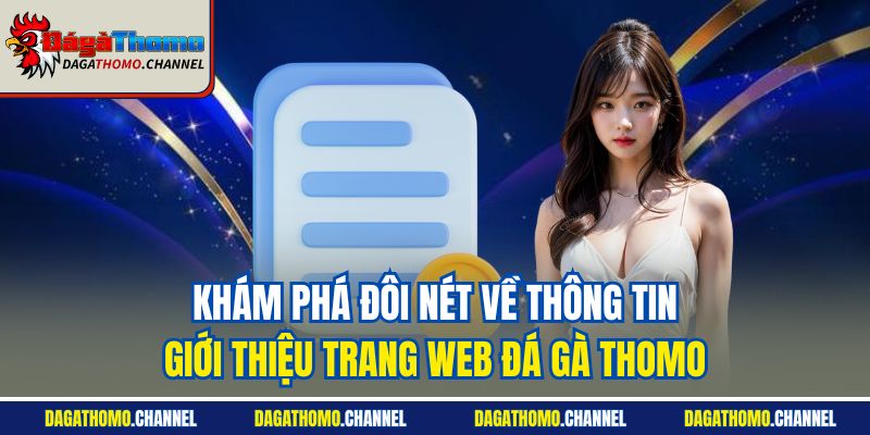 Khám phá đôi nét về thông tin giới thiệu trang web Đá gà Thomo