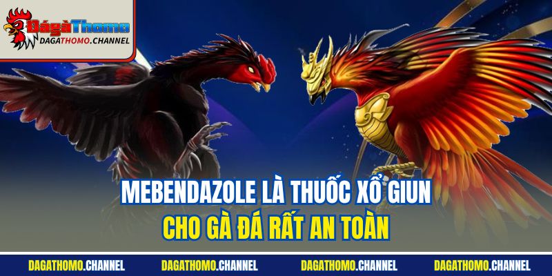 Mebendazole là thuốc xổ giun cho gà đá rất an toàn