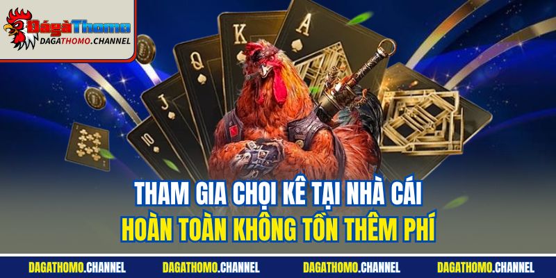 Tham gia chọi kê tại nhà cái hoàn toàn không tồn thêm phí